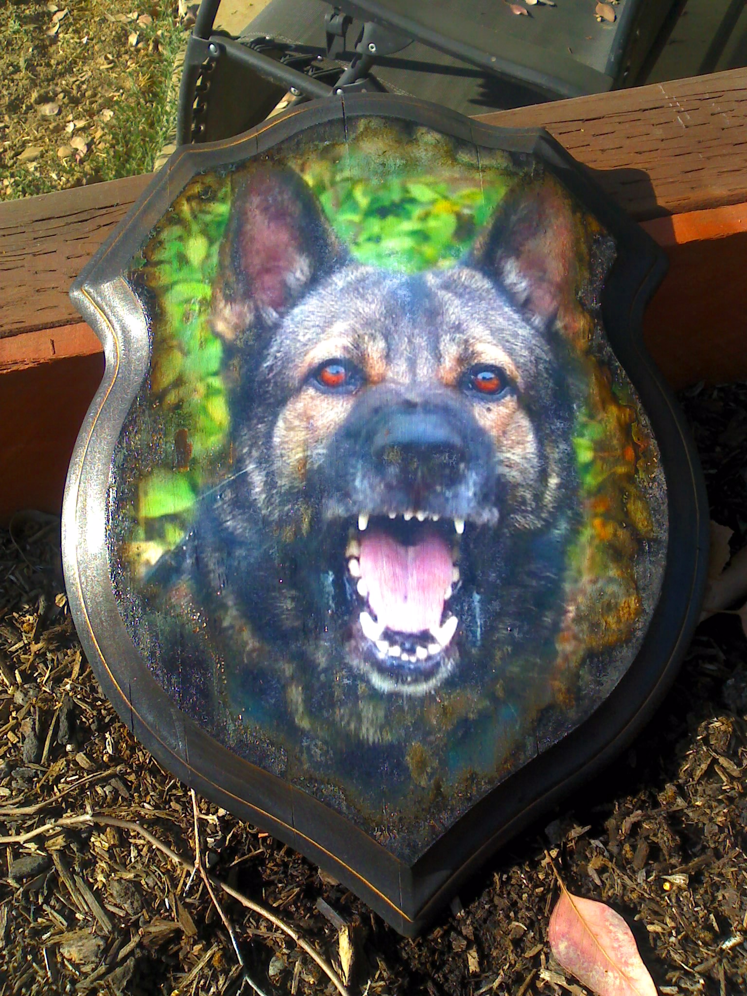 Custom K-9 Plaque