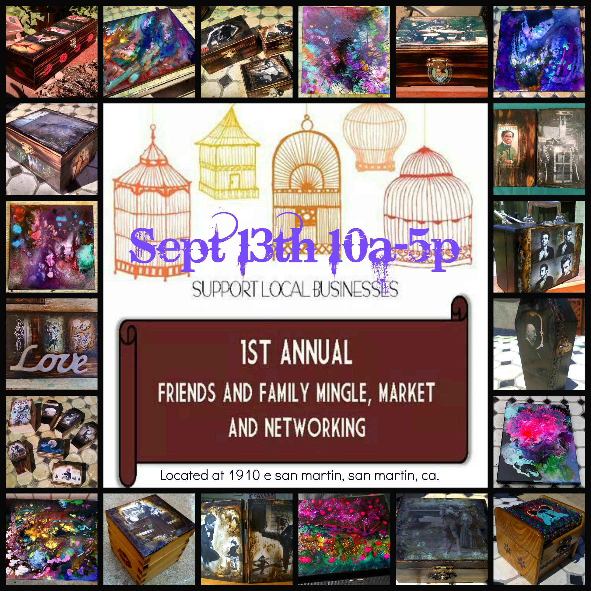 Gallery of Paintings available at the booth on September 13th